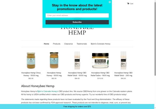 Honeybee Hemp capture - 2025-05-19 19:31:21