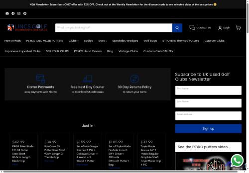 ukusedgolfclubs.co.uk capture - 2025-05-19 19:53:32