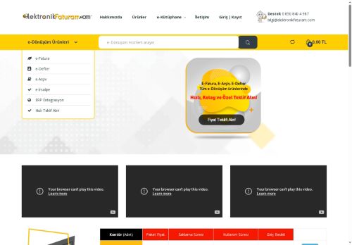 elektronikfaturam.com capture - 2025-05-19 20:07:34
