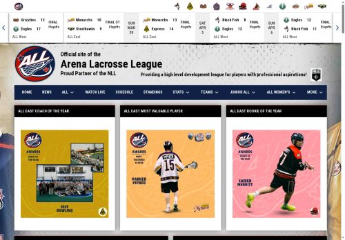 arenalacrosseleague.com capture - 2025-05-20 00:10:10