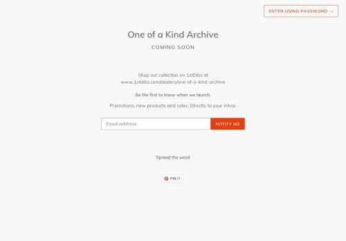 oneofakindarchive.com capture - 2025-05-20 00:14:54