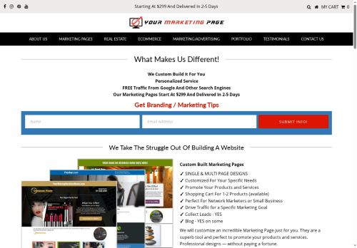 yourmarketingpage.com capture - 2025-05-20 01:29:37