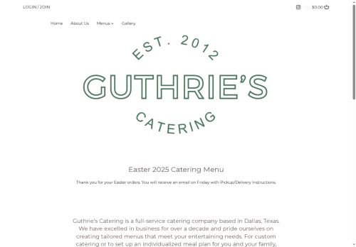 guthriesmeals.com capture - 2025-05-20 08:50:19