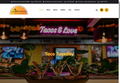 lapinatamexicangrill.com capture - 2025-05-20 12:02:14