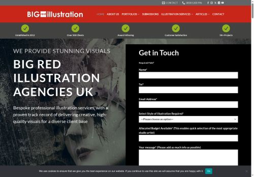 bigredillustrationagency.com capture - 2025-05-20 12:25:12