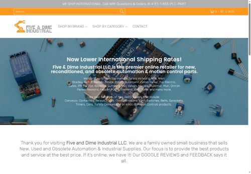 fiveanddimeindustrial.com capture - 2025-05-20 12:31:10