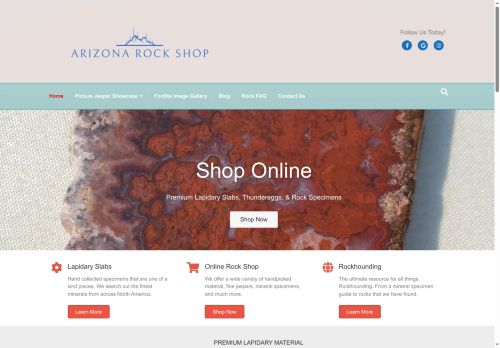 arizonarockshop.com capture - 2025-05-20 13:05:21