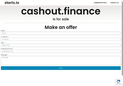 cashout.finance capture - 2025-05-20 16:11:57