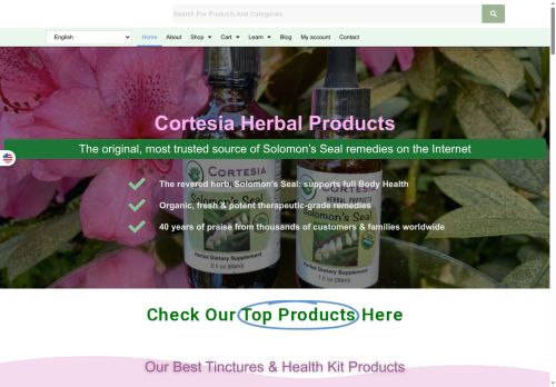 cortesiaherbalproducts.com capture - 2025-05-20 16:27:48
