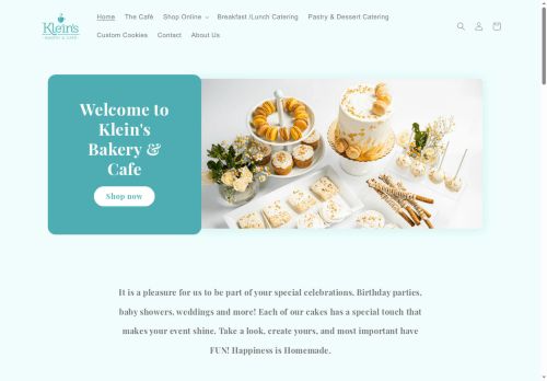 kleinsbakerycafe.com capture - 2025-05-20 17:47:43