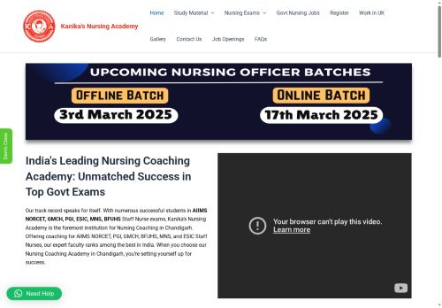 kanikasnursingacademy.com capture - 2025-05-21 00:59:33