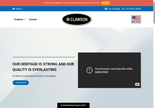 clawsonmachine.com capture - 2025-05-21 04:18:29