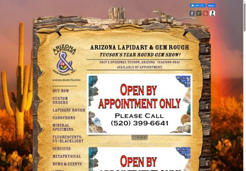 arizonalapidary.com capture - 2025-05-21 04:43:48