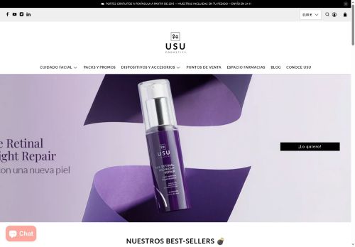 usucosmetics.com capture - 2025-05-21 06:42:57
