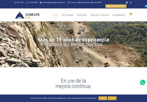 conexpe.com capture - 2025-05-21 11:07:10