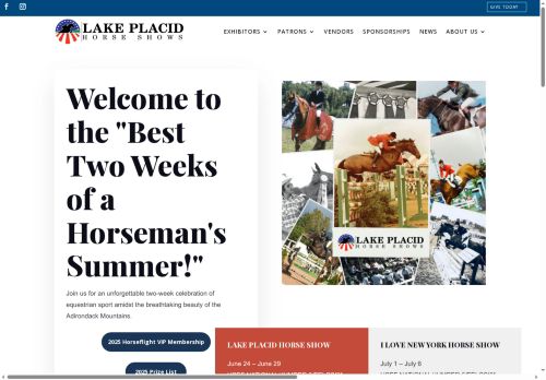 lakeplacidhorseshows.org capture - 2025-05-21 18:10:06