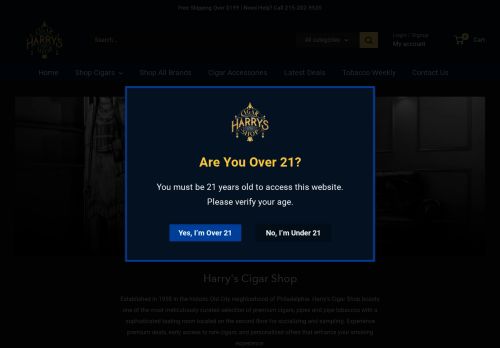 Harrys Cigar Shop capture - 2025-05-21 20:30:53