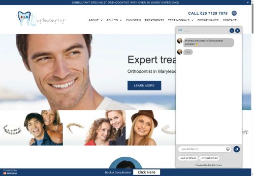 orthodontistlondon.co.uk capture - 2025-05-21 21:15:06