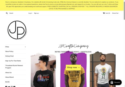 jpcraftncompany.com capture - 2025-05-21 23:31:35