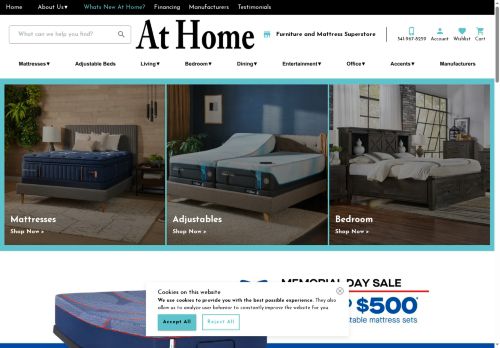 At Home Furniture & Mattress Superstore capture - 2025-05-22 00:18:50