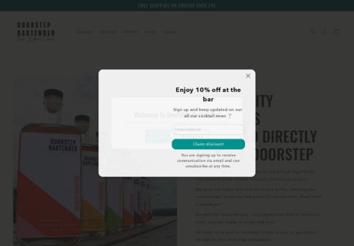 doorstepbartender.co.uk capture - 2025-05-22 09:40:51