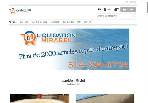 liquidationmirabel.com capture - 2025-05-22 12:10:21
