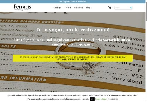 ferrarisjewels.it capture - 2025-05-22 13:43:09