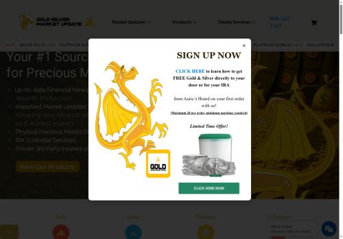 goldsilvermarketupdate.com capture - 2025-05-22 13:49:27