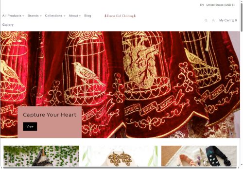 forestgirlclothing.com capture - 2025-05-22 14:01:58