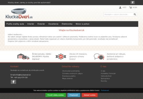 kluckadveri.sk capture - 2025-05-22 14:10:33