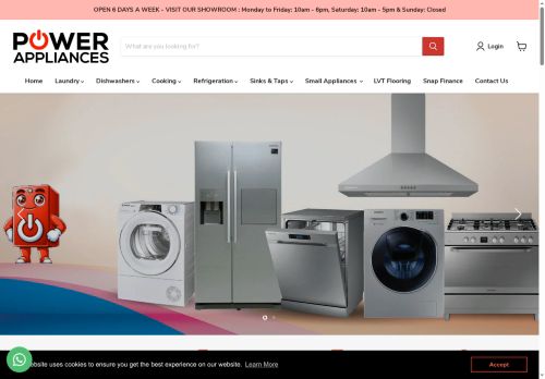 powerappliances.co.uk capture - 2025-05-22 14:12:40