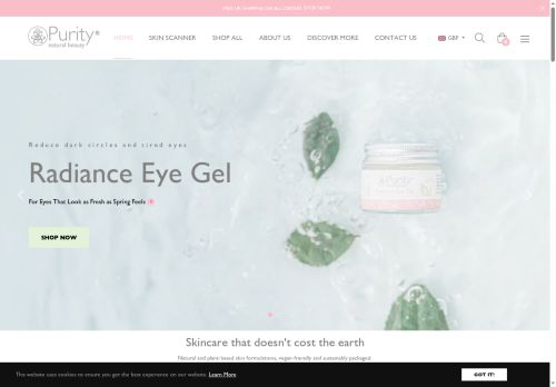 puritynaturalbeauty.co.uk capture - 2025-05-22 16:10:40