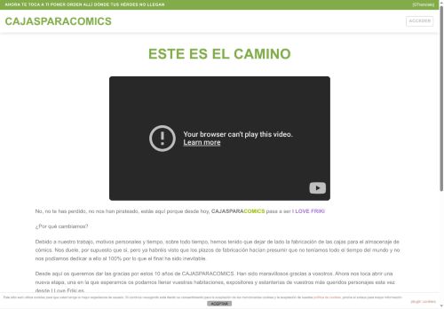 cajasparacomics.com capture - 2025-05-22 17:08:08
