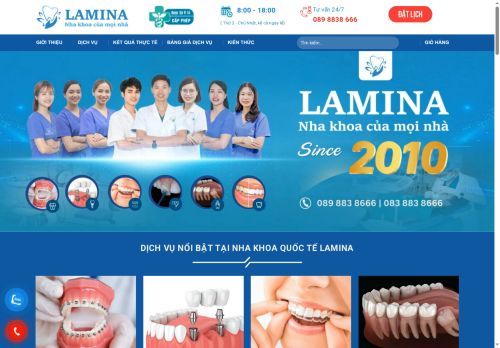 nhakhoalamina.com capture - 2025-05-22 18:12:19