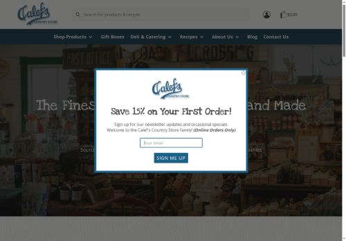 Calefs Country Store capture - 2025-05-22 20:35:36