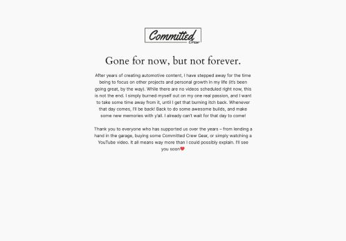 thecommittedcrew.com capture - 2025-05-22 23:03:40