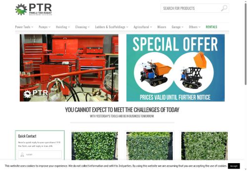 ptrmachinery.com capture - 2025-05-22 23:46:47