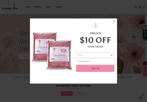 bombshellwax.com capture - 2025-05-23 00:05:12