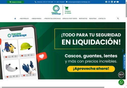 tecnoembalaje.com capture - 2025-05-23 02:28:54