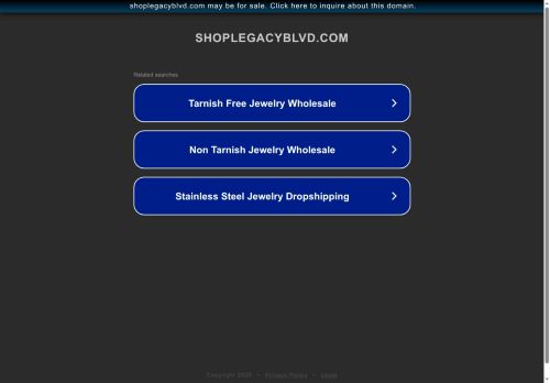 shoplegacyblvd.com capture - 2025-05-23 03:36:40