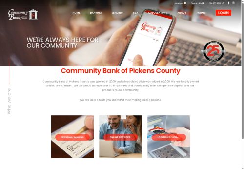 communitybankofpickenscounty.com capture - 2025-05-23 05:49:17