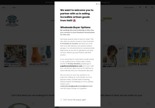 papillonwholesale.com capture - 2025-05-23 06:02:57