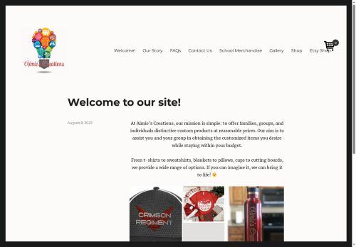 aimiescreations.com capture - 2025-05-23 10:49:52