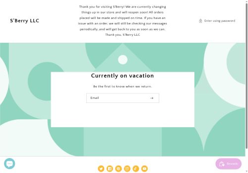 sberryboutique.com capture - 2025-05-23 14:22:34