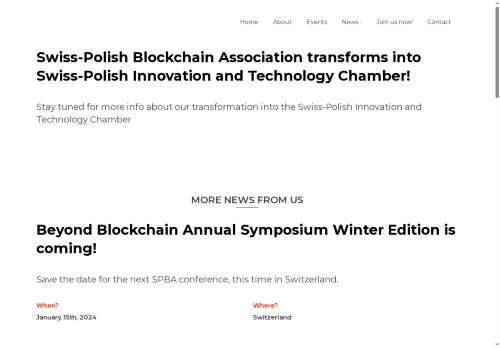 swisspolishblockchain.org capture - 2025-05-23 15:00:52