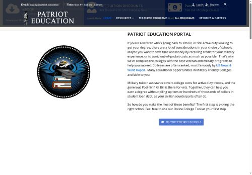 patriot.education capture - 2025-05-23 16:17:36