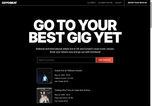gotobeat.com capture - 2025-05-23 16:20:47