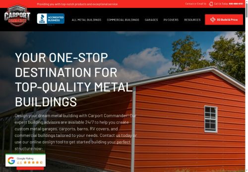 carportcommander.com capture - 2025-05-23 18:22:02