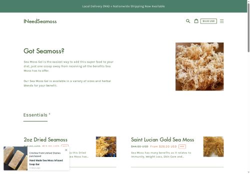 ineedseamoss.com capture - 2025-05-23 18:37:48