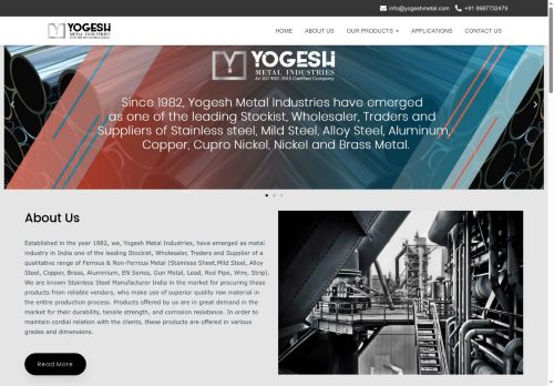 yogeshmetal.com capture - 2025-05-23 20:43:48